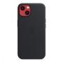 Чехол Leather Case MagSafe для Apple iPhone 13, кожа, «тёмная ночь»