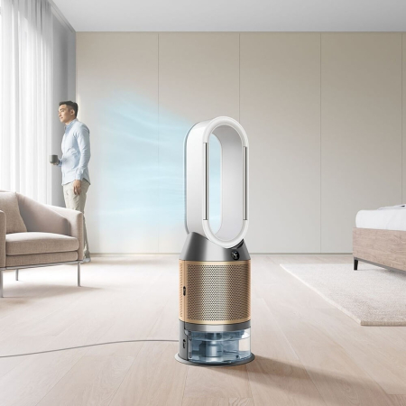 Увлажнитель-очиститель воздуха Dyson (PH05) Gold/White, золотой/белый