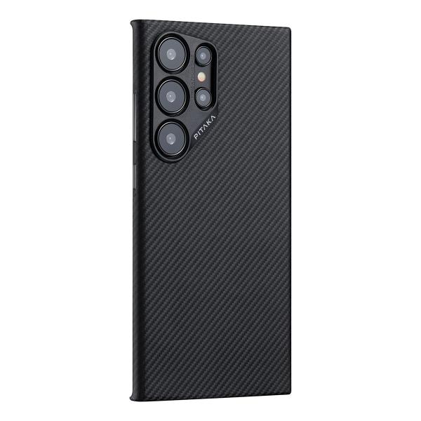 Чехол для Samsung Galaxy S24 Ultra Pitaka MagEZ 4 Case кевлар (KS2401U) Чёрный