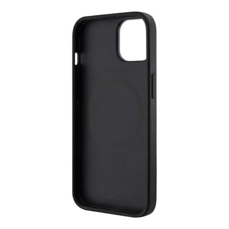 Чехол Guess для iPhone 13 с MagSafe PU 4G Stripes Hard (GUHMP13MP4RPSK) Черный