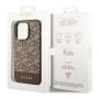 Чехол Guess для iPhone 14 Pro Max с Magsafe CG Mobile GCUBE Stripes (GUHMP14XHGCFSEW) Коричневый