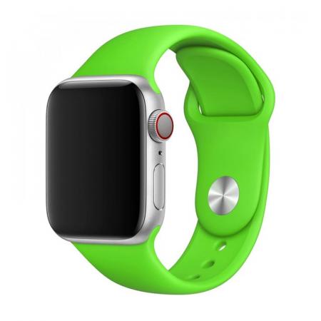 Силиконовый ремешок COTEetCI Silicone Sport Band для Apple Watch 38/40 мм Green, зеленый
