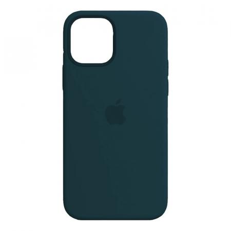 Чехол Silicone Case для Apple iPhone 12/12 Pro Green Forest, зеленый лес