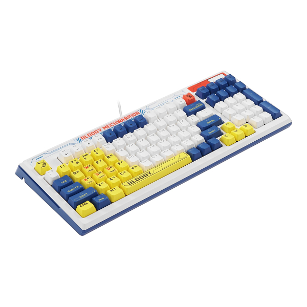 Клавиатура A4Tech Bloody B950, USB for gamer LED Механическая (B950) Синий/белый