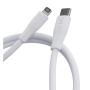 Дата-кабель VLP LITE Color Line USB-C to Lightning, 27W, 1 м Белый