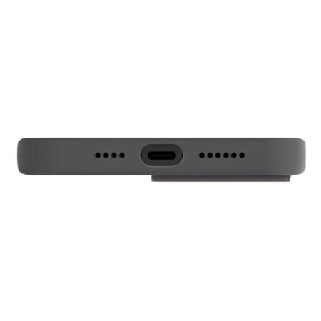 Чехол для iPhone 14 Pro Max с Magsafe UNIQ Lino Hue (IP6.7PM(2022)-LINOHMGRY) Серый