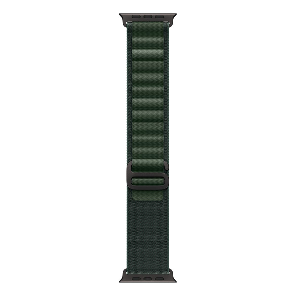 Apple Watch Ultra 2 (2024), 49 мм корпус из титана цвета «Black», ремешок Alpine Loop размера L цвета «Dark Green» Apple Watch Ultra 2 (2024), 49 мм корпус из титана цвета «Black», ремешок Alpine Loop размера L цвета «Dark Green»