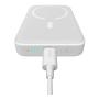 Внешний аккумулятор Baseus 10000mAh Magnetic Mini Wireless Fast Charge Power Bank 20W (PPCX030002) Белый