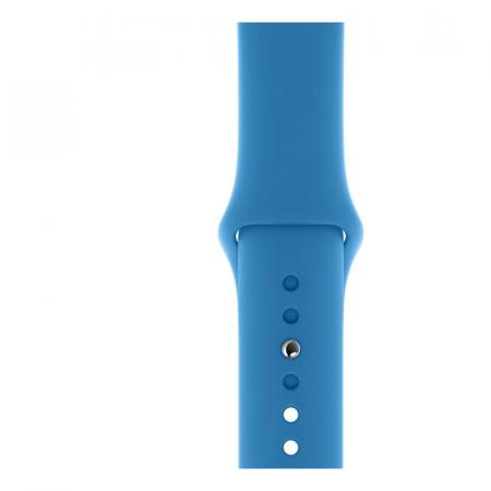 Силиконовый ремешок COTEetCI Silicone Sport Band для Apple Watch 38/40 мм Blue, синий
