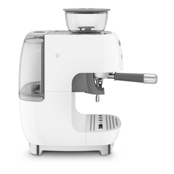 Кофемашина эспрессо со встроенной кофемолкой SMEG 50s style (EGF03WHEU) Белый