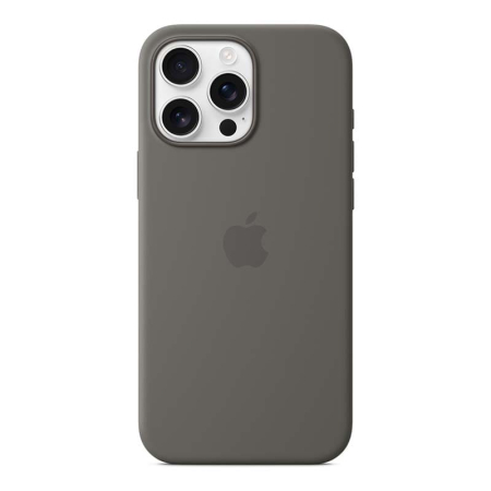 Чехол для iPhone 16 Pro Max Silicone Case Gray, серый