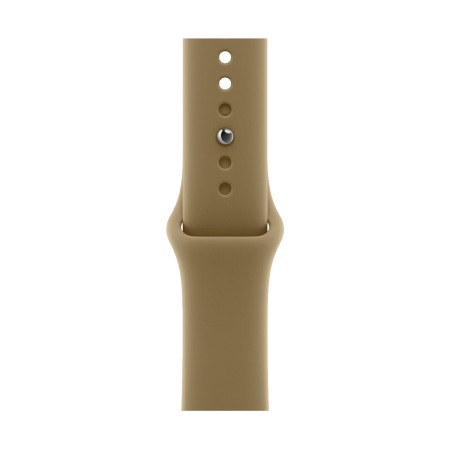 Apple Watch Series 12, 42 мм корпус из алюминия цвета «Dark Bronze», ремешок Sport Band размера S/M цвета «Olive»