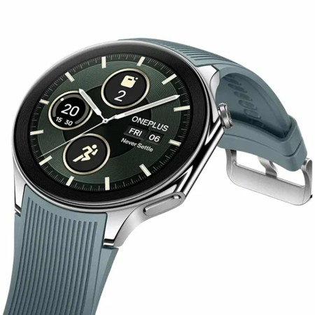 Умные часы OnePlus Watch 2 Radiant Steel, серебристый