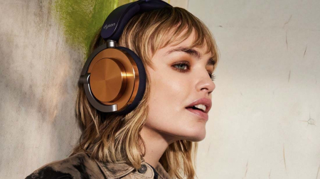 Беспроводные наушники Dyson OnTrac Copper, синий/медь