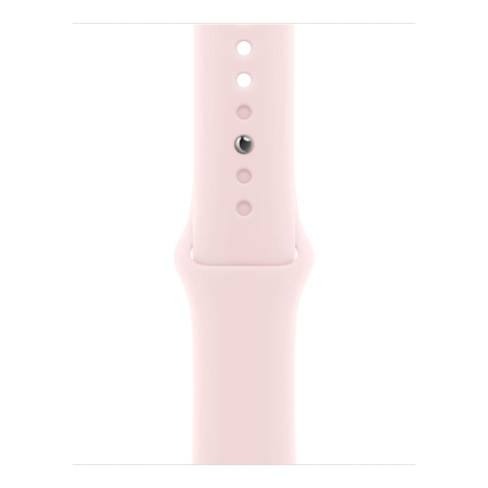 Apple Watch Series 9, 41 мм корпус из алюминия цвета «Pink», ремешок Sport Band размера M/L цвета «Light Pink»