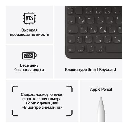 Apple iPad 10,2" (A13, 2021, 9 gen) Wi-Fi 256Gb Silver, серебристый