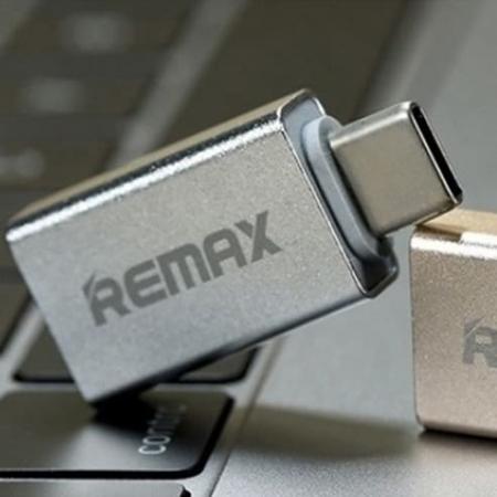 Переходник REMAX USB to Type-C Converter (RA-OTG1) Серебристый