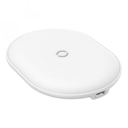 Беспроводное зарядное устройство Baseus Cobble Wireless Quick Charger 15W (WXYS-02) White, белый