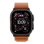 Apple Watch Ultra 3 (2025), 49 мм корпус из титана цвета «Black», ремешок Alpine Loop размера M цвета «Terra Cotta»
