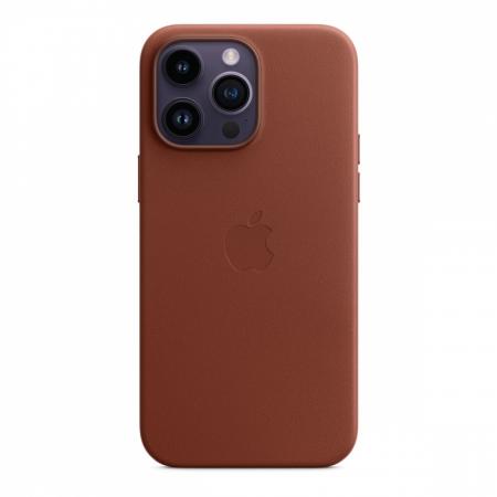 Чехол Leather Case MagSafe для Apple iPhone 14 Pro Max «Umber»