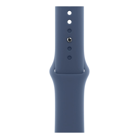 Apple Watch Series 10, 42 мм корпус из алюминия цвета «Silver», ремешок Sport Band размера M/L цвета «Denim» Apple Watch Series 10, 42 мм корпус из алюминия цвета «Silver», ремешок Sport Band размера M/L цвета «Denim»
