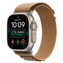 Apple Watch Ultra 4, 49 мм корпус из титана цвета «Natural», ремешок Alpine Loop цвета «Desert» размера M