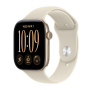 Apple Watch Series 12, 46 мм корпус из алюминия цвета «Light Gold», ремешок Sport Band размера S/M цвета «Sand»