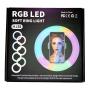 Кольцевая лампа RGB LED Soft Ring light без штатива (MJ33)