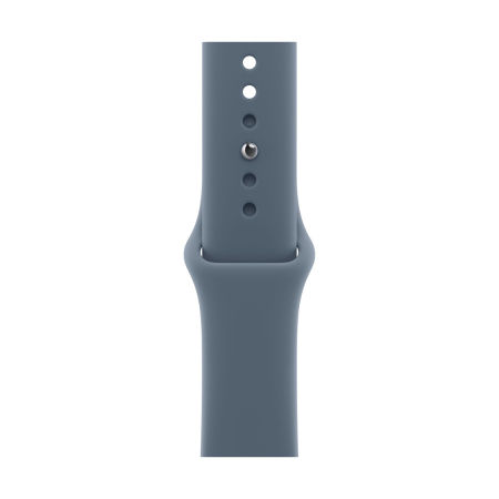 Apple Watch Series 11, 46 мм корпус из алюминия цвета «Silver», ремешок Sport Band размера S/M цвета «Anchor Blue» Apple Watch Series 11, 46 мм корпус из алюминия цвета «Silver», ремешок Sport Band размера S/M цвета «Anchor Blue»
