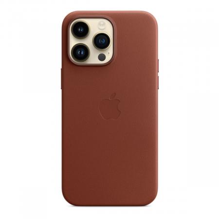 Чехол Leather Case MagSafe для Apple iPhone 14 Pro Max «Umber»