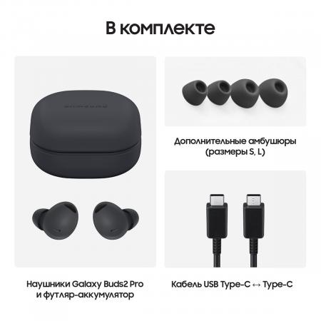 Наушники Samsung Galaxy Buds2 Pro Graphite, графитовый