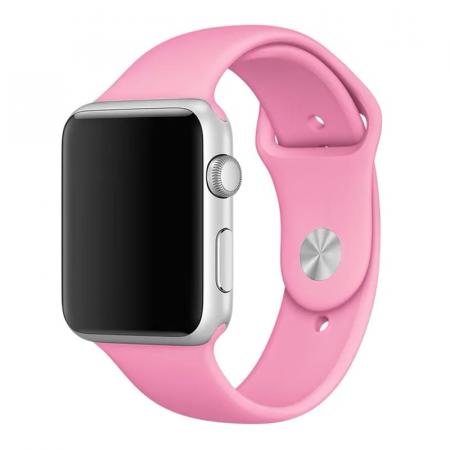 Силиконовый ремешок COTEetCI Silicone Sport Band для Apple Watch 42/44 мм Pink, розовый
