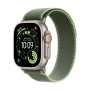 Apple Watch Ultra 3 (2025), 49 мм корпус из титана цвета «Natural», ремешок Trail Loop размера S/M цвета «Green/Neon» Apple Watch Ultra 3 (2025), 49 мм корпус из титана цвета «Natural», ремешок Trail Loop размера S/M цвета «Green/Neon»