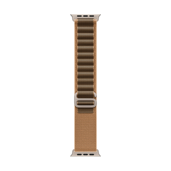 Apple Watch Ultra 4, 49 мм корпус из титана цвета «Natural», ремешок Alpine Loop цвета «Desert» размера M