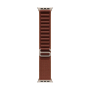 Apple Watch Ultra 4, 49 мм корпус из титана цвета «Natural», ремешок Alpine Loop цвета «Burgundy» размера S