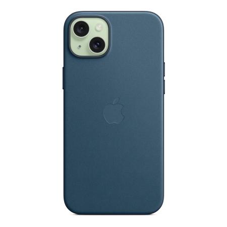 Чехол FineWoven Case для Apple iPhone 15 Plus с MagSafe Pacific Blue, синий