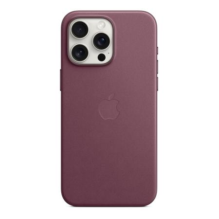 Чехол FineWoven Case для Apple iPhone 15 Pro Max с MagSafe Mulberry, фиолетовый