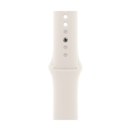 Apple Watch Series 11, 46 мм корпус из алюминия цвета «Silver», ремешок Sport Band размера M/L цвета «Light Blush» Apple Watch Series 11, 46 мм корпус из алюминия цвета «Silver», ремешок Sport Band размера M/L цвета «Light Blush»