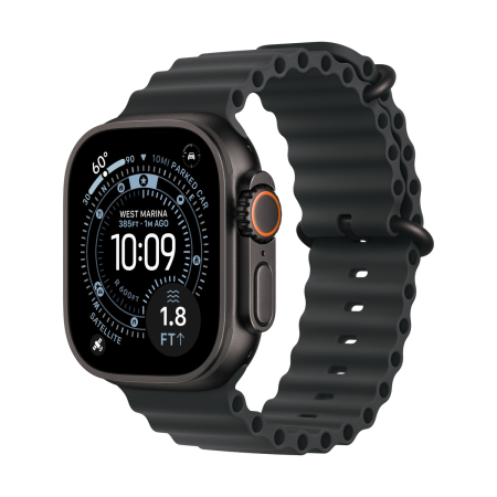 Apple Watch Ultra 3 (2025), 49 мм корпус из титана цвета «Black», ремешок Ocean Band цвета «Black» Apple Watch Ultra 3 (2025), 49 мм корпус из титана цвета «Black», ремешок Ocean Band цвета «Black»