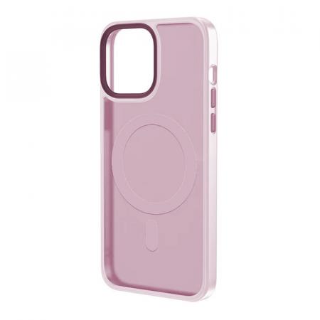 Чехол DFANS Design be different с Magsafe для Apple iPhone 14 Pro Розовый