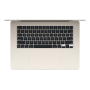 Apple MacBook Air 15" (M4 10C CPU, 10C GPU, 2025) 16/512Gb SSD (MW1K3) Starlight, «сияющая звезда»