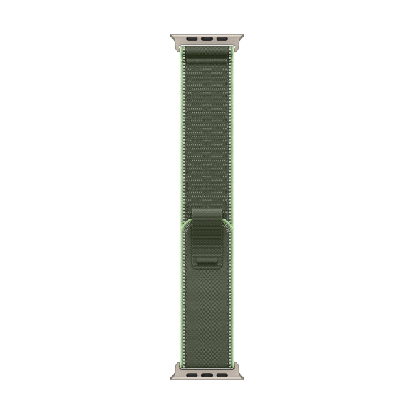 Apple Watch Ultra 3 (2025), 49 мм корпус из титана цвета «Natural», ремешок Trail Loop размера M/L цвета «Green/Neon»