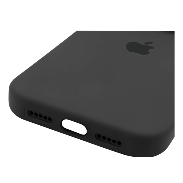 Чехол для iPhone 17 Silicone Case Black, чёрный