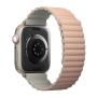 Ремешок UNIQ для Apple Watch 42/44/45/49 мм Revix reversible Magnetic (45MM-REVPNKBEG) Розовый/Бежевый