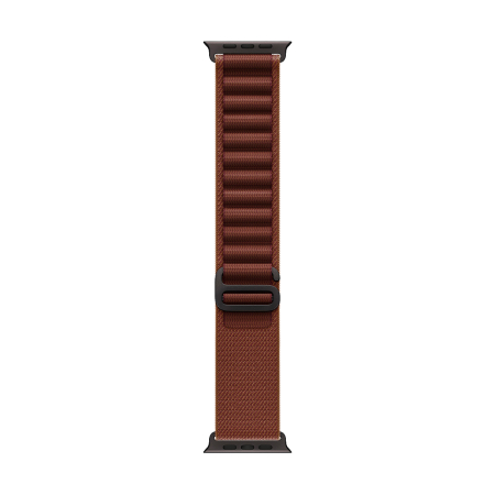 Apple Watch Ultra 4, 49 мм корпус из титана цвета «Black», ремешок Alpine Loop цвета «Burgundy» размера L