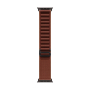 Apple Watch Ultra 4, 49 мм корпус из титана цвета «Black», ремешок Alpine Loop цвета «Burgundy» размера L