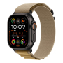 Apple Watch Ultra 2 (2024), 49 мм корпус из титана цвета «Black», ремешок Alpine Loop размера L цвета «Tan» Apple Watch Ultra 2 (2024), 49 мм корпус из титана цвета «Black», ремешок Alpine Loop размера L цвета «Tan»