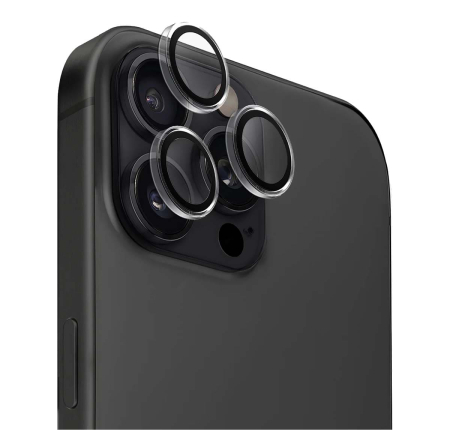 Защитное стекло для камеры iPhone 16 Pro/16 Pro Max UNIQ OPTIX Camera Lens ClearShield (IP6.3P-6.9P(2024)-LENSCLR), Clear