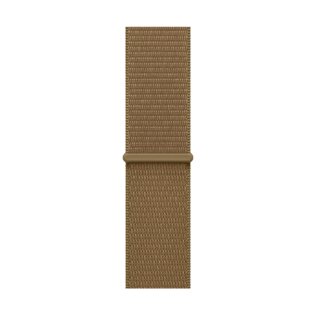 Apple Watch Series 12, 42 мм корпус из алюминия цвета «Light Gold», ремешок Sport Loop цвета «Olive»