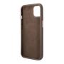 Чехол Guess для iPhone 13 с Magsafe PU 4G Plate metal logo Hard (GUHMP13MU4GPRW) Коричневый